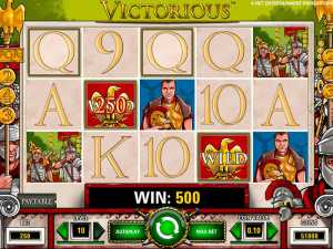 Victorious slot machine play