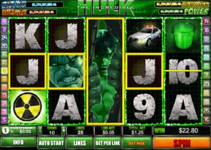 The Incredible Hulk slot machine