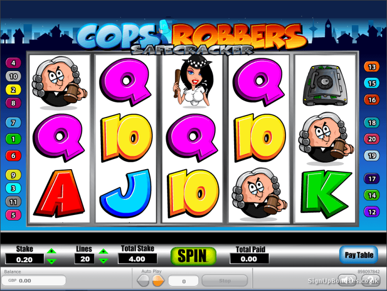 cops and robbers slot