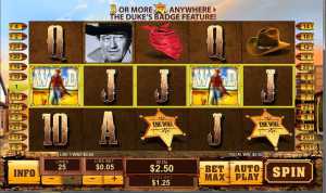 John Wayne slot machine