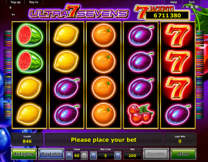 Ultra Sevens slot
