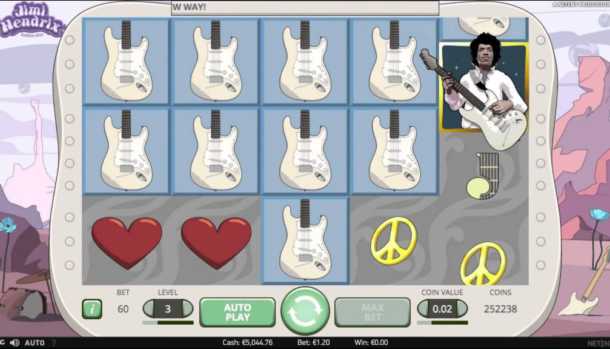 Jimmy Hendrix online slot machine