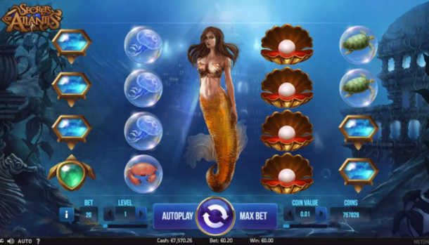 Secrets of Atlantis slot machine online
