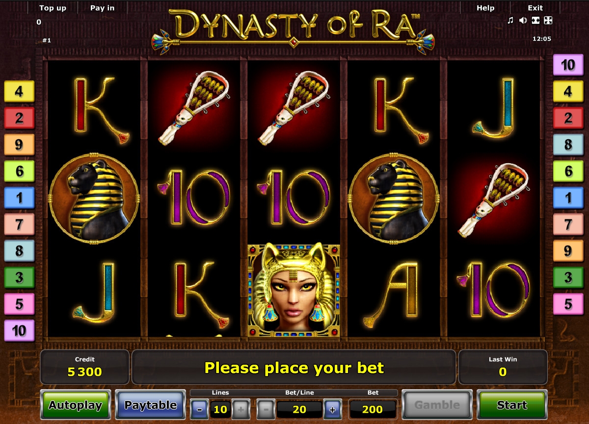 slot machines online dynasty of ra
